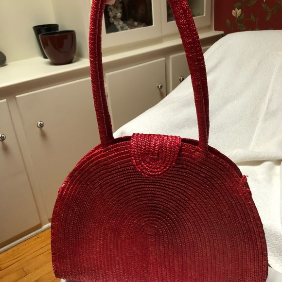 Giorgio Beverly Hills red tote, large. - Picture 2 of 14